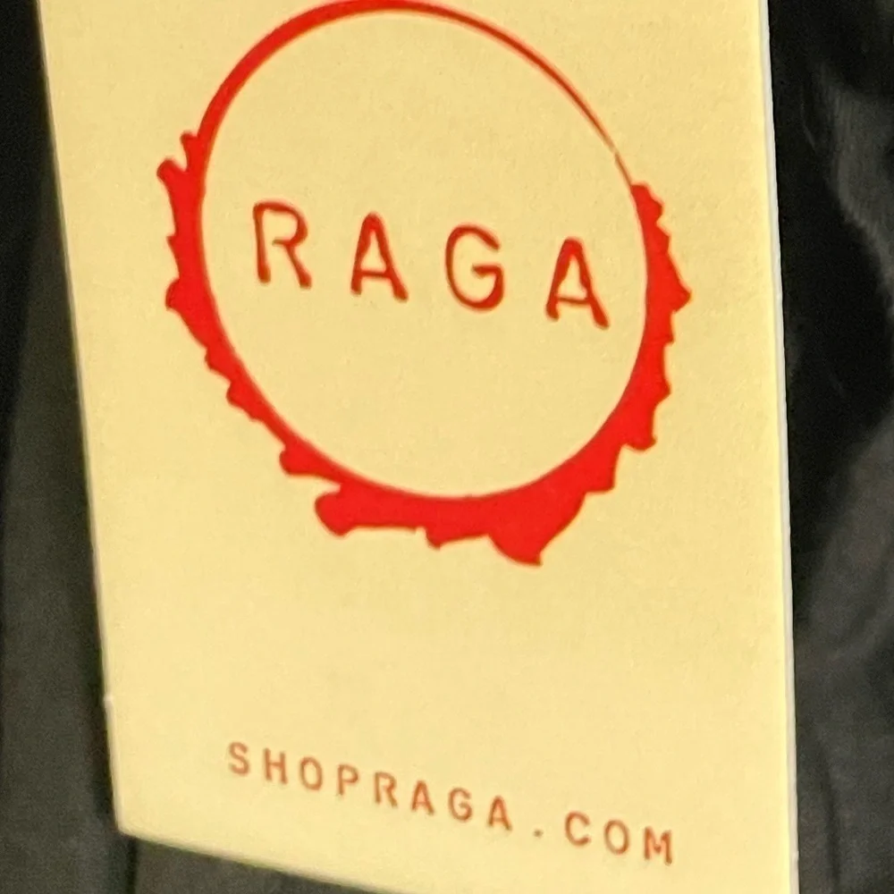RAGA Black Maxi Dress with Multicolor Striped Bodice - Picture 4 of 9